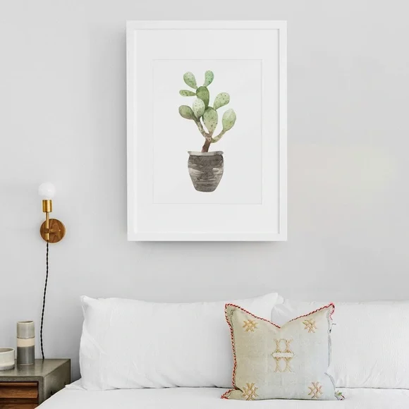 Wall Art Watercolor Cactus Plant Illustration Print Poster Unframed - Picture 6 of 9